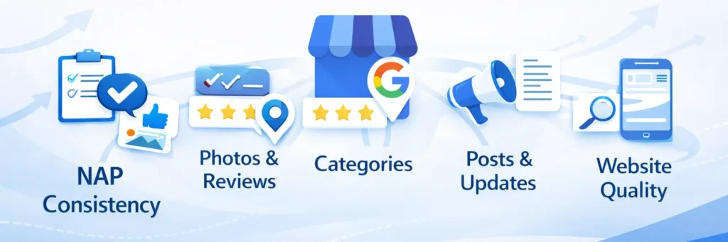 12 Best Google Business Profile Ranking Factors to Boost Your Local SEO - Click Path Marketing | Small Business Digital Marketing Top Google Business Profile Ranking Factors to Boost Your Visibility